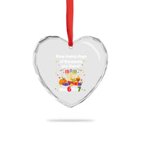 Funny 67 Kwanzaa Heart Crystal Glass Ornament How Many Days Of Kwanzaa Are There Not 6 It Is 7 - Wonder Print Shop