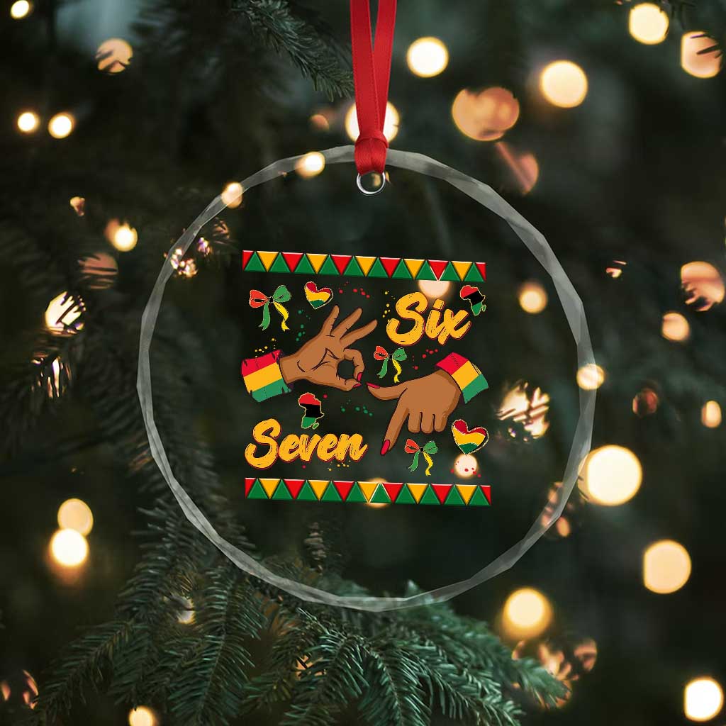 Funny 67 Meme Black History Month Crystal Glass Ornament Gen Z Alpha Gift - Wonder Print Shop