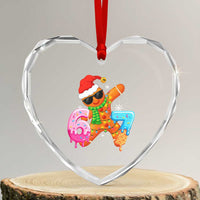 Funny 67 Meme Gingerbread Christmas Heart Crystal Glass Ornament Six Seven Ice Cream Drip Boys - Wonder Print Shop