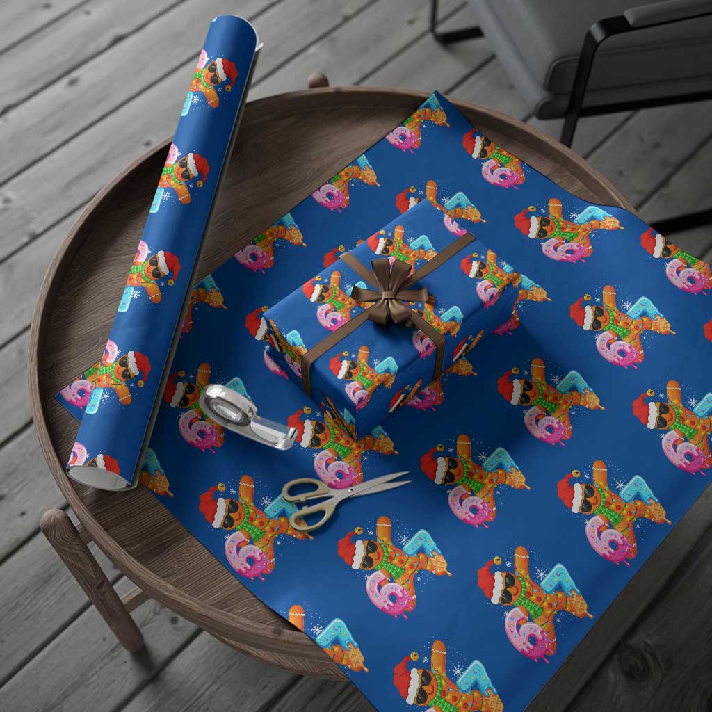 Funny 67 Meme Gingerbread Christmas Wrapping Paper Roll Six Seven Ice Cream Drip Boys - Wonder Print Shop