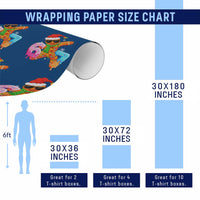 Funny 67 Meme Gingerbread Christmas Wrapping Paper Roll Six Seven Ice Cream Drip Boys - Wonder Print Shop