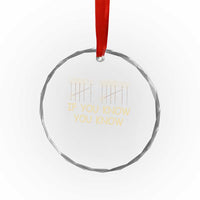 Funny 67 New Year Crystal Glass Ornament If You Know You Know Six Seven Meme Sparklers - Wonder Print Shop