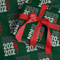 Funny 67 New Year Wrapping Paper Roll Happy New Year 2026 2027 Sports Jersey Number - Wonder Print Shop