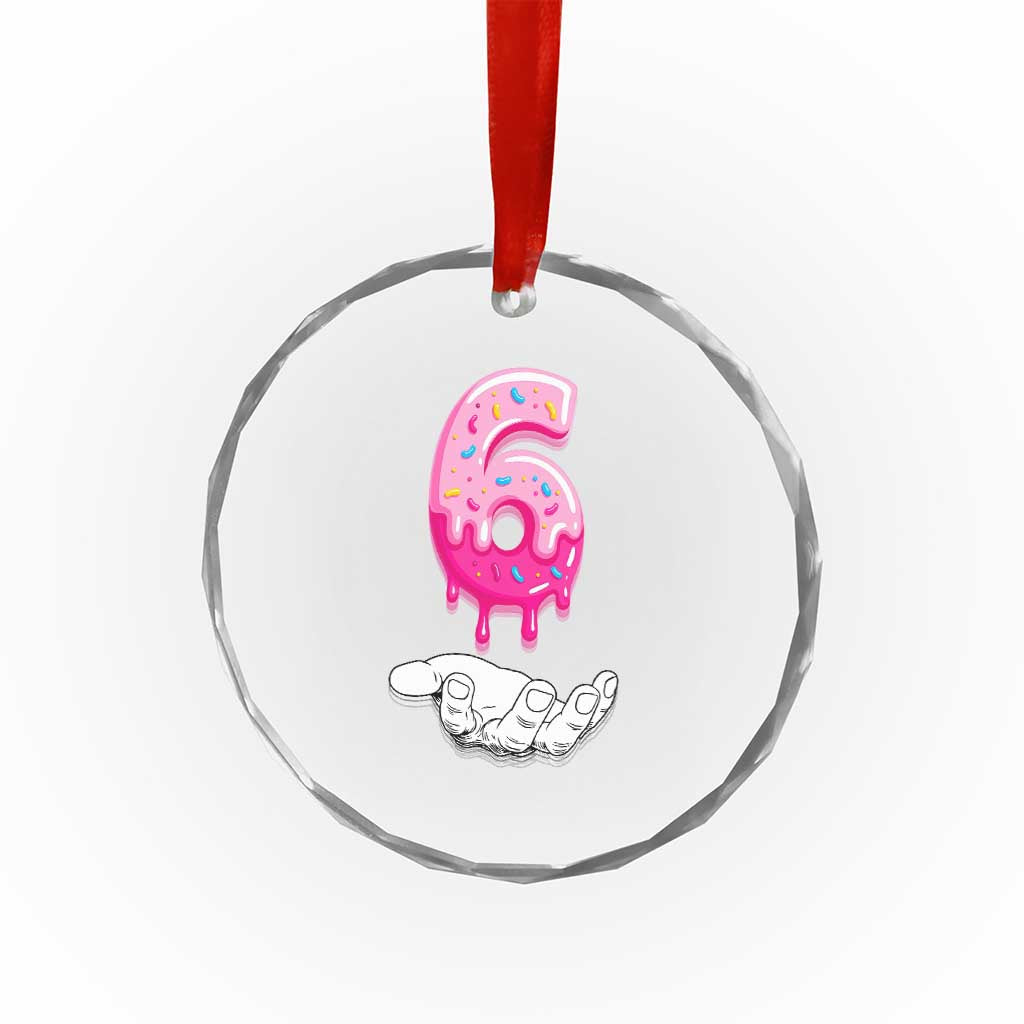 Funny 67 Six Seven Meme Couple Matching Crystal Glass Ornament Number 6 Baseball Ice Cream Drip - Wonder Print Shop