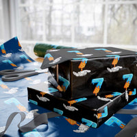 Funny 67 Six Seven Meme Couple Matching Wrapping Paper Roll Number 7 Baseball Ice Cream Drip - Wonder Print Shop