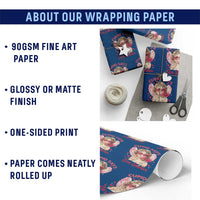 Funny 67 Valentines Day Wrapping Paper Roll Cupid Say Six Seven 67 Meme