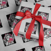Funny 67 Valentines Wrapping Paper Roll Cupid Playing Cards Six Seven - Wonder Print Shop