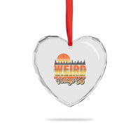 Funny 70th Birthday Heart Crystal Glass Ornament Retro 1956 Weird Being The Same Age As Old People