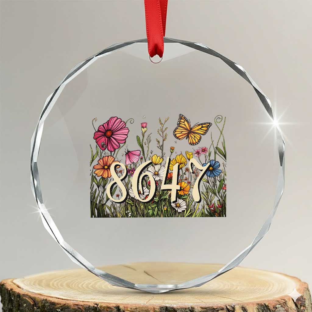 Funny 8647 Subtle Sarcasm Crystal Glass Ornament Floral Boho Style TS02