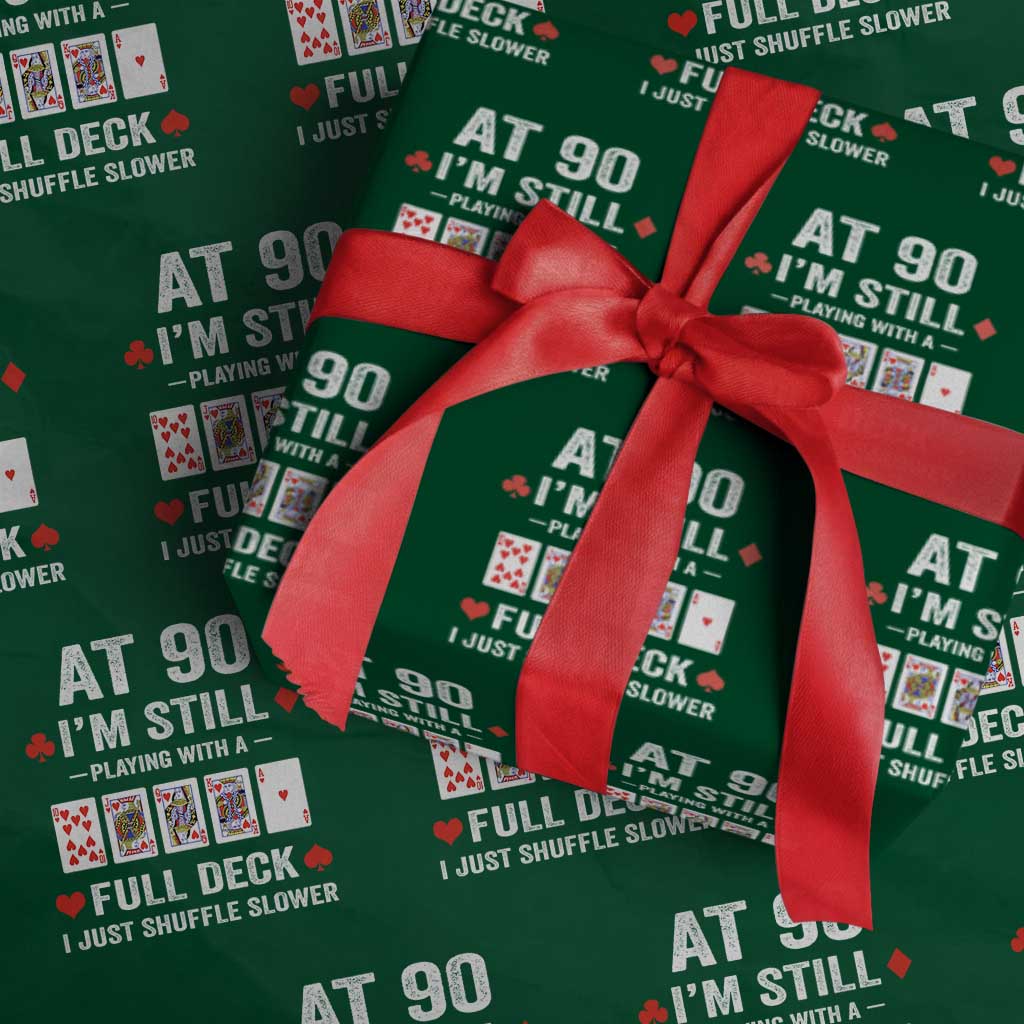 Funny 90th Birthday Wrapping Paper Roll Funny 90 Year Old Cards