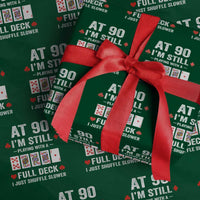 Funny 90th Birthday Wrapping Paper Roll Funny 90 Year Old Cards