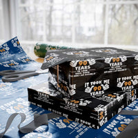 Funny 90th Birthday Wrapping Paper Roll It Took Me 90 Years To Look This Good