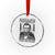 Funny Abe Lincoln Political History Crystal Glass Ornament Havenot Seen Democrats This Mad Since Republicans Freed the Slaves - Wonder Print Shop