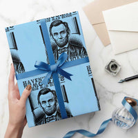 Funny Abe Lincoln Political History Wrapping Paper Roll Havenot Seen Democrats This Mad Since Republicans Freed the Slaves - Wonder Print Shop