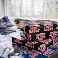 Funny Adult Humor Wrapping Paper Roll Pound My Cake Daddy