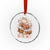 Funny African American Xmas Crystal Glass Ornament Stay Merry And Bright Black Melanin Girl - Wonder Print Shop