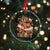 Funny African American Xmas Crystal Glass Ornament Stay Merry And Bright Black Melanin Girl - Wonder Print Shop