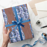 Funny AI Baby Meme Laughing Wrapping Paper Roll I Eat Dry Wall Baby Brainrot - Wonder Print Shop