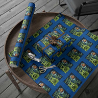 Funny Alien Raccoon Meme Wrapping Paper Roll Glerp Glorp Brainrot Stupid Gift - Wonder Print Shop