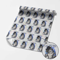 Funny Alpha Wolf Ironic Meme Wrapping Paper Roll Let Me See Your Feet