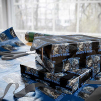 Funny Alpha Wolf Wrapping Paper Roll Don't Worry Kitten Daddy's Here 90s Vintage Bootleg - Wonder Print Shop