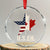 Funny American Canadan Crystal Glass Ornament US EH Canada Maple Leaf America Star Flag - Wonder Print Shop