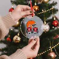 Funny American Football Crystal Glass Ornament Six Seven Meme - Wonder Print Shop