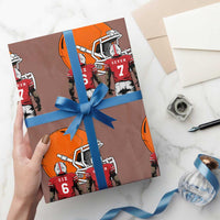 Funny American Football Wrapping Paper Roll Six Seven Meme - Wonder Print Shop
