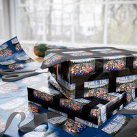 Funny Americana Cat Squad Wrapping Paper Roll Chill The Fourth Out