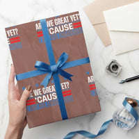 Funny Are We Great Yet Cause I Just Feel Embarrassed Wrapping Paper Roll Vintage Star - Wonder Print Shop