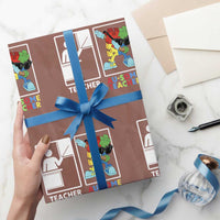 Funny Au Some Teacher Wrapping Paper Roll Autism Acceptance Special Education Gift