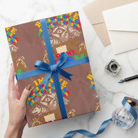 Funny Autism Awareness Wrapping Paper Roll Be In Awe Of My 'Tism Autistic Raccoon Opossum Skunk