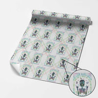 Funny Autism Mama Life Wrapping Paper Roll Some Days I Rock It Some Days It Rock Me Autism Awareness Skeleton