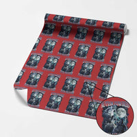 Funny Autism Powered Fuck Machine Wrapping Paper Roll Autism Quote Alpha Wolf