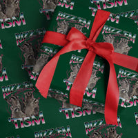 Funny Autism Raccoon Meme Wrapping Paper Roll Rizz Em With The Tism Autistic Raccoons