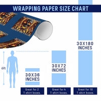 Funny Autistic Fire Skeleton Wrapping Paper Roll Autism Humor Joke