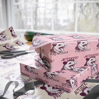 Funny Autistic Princess Wrapping Paper Roll Autism Awareness Opposum