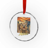 Funny Awawa Hyrax Crystal Glass Ornament The Scream Art Oddly Specific Meme Animal