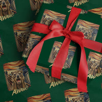 Funny Awawa Hyrax Wrapping Paper Roll The Scream Art Oddly Specific Meme Animal