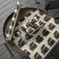 Funny Back To School Doll Face Meme Wrapping Paper Roll Coffee Teacher Gift
