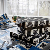 Funny Bad Cat Attitude Wrapping Paper Roll In My Defense I Was Left Unsupervised