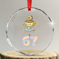 Funny Ballerina Cappuccina Ballet Six Seven Crystal Glass Ornament Brainrot Meme Pastel Gift - Wonder Print Shop