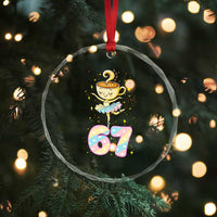 Funny Ballerina Cappuccina Ballet Six Seven Crystal Glass Ornament Brainrot Meme Pastel Gift - Wonder Print Shop