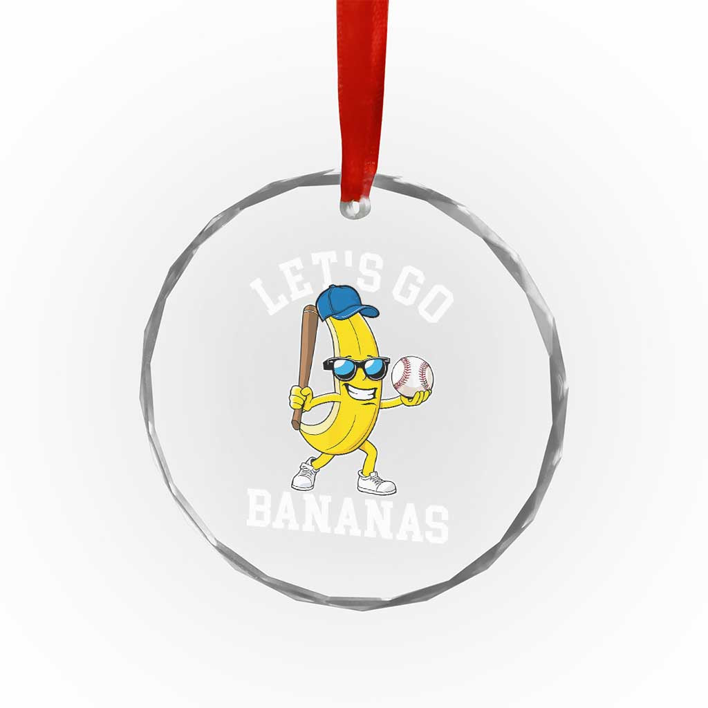 Funny Banana Crystal Glass Ornament Lets Go Bananas TS10