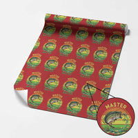 Funny Bass Fishing St Patricks Day Wrapping Paper Roll Master Baiter