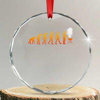 Funny BBQ Crystal Glass Ornament Evolution Of Grill Master Grilling Gifts Meat Smoking