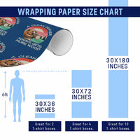 Funny Beaver Joke Wrapping Paper Roll A Clean Beaver Always Gets More Wood Adult Humor - Wonder Print Shop