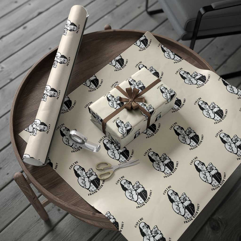 Funny Benjamin Franklin Wrapping Paper Roll Can I Be Frank With You