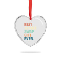 Funny Best Yankee Swap Gift Ever Heart Crystal Glass Ornament Christmas Gift Exchange Game - Wonder Print Shop