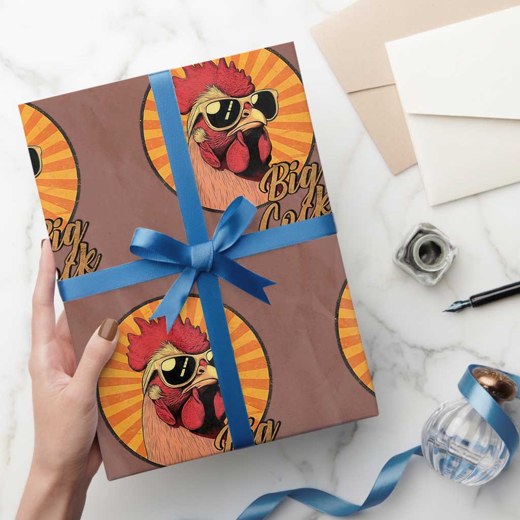 Funny Big Cock Chicken Wrapping Paper Roll Raunchy Inappropriate Adult Humor - Wonder Print Shop